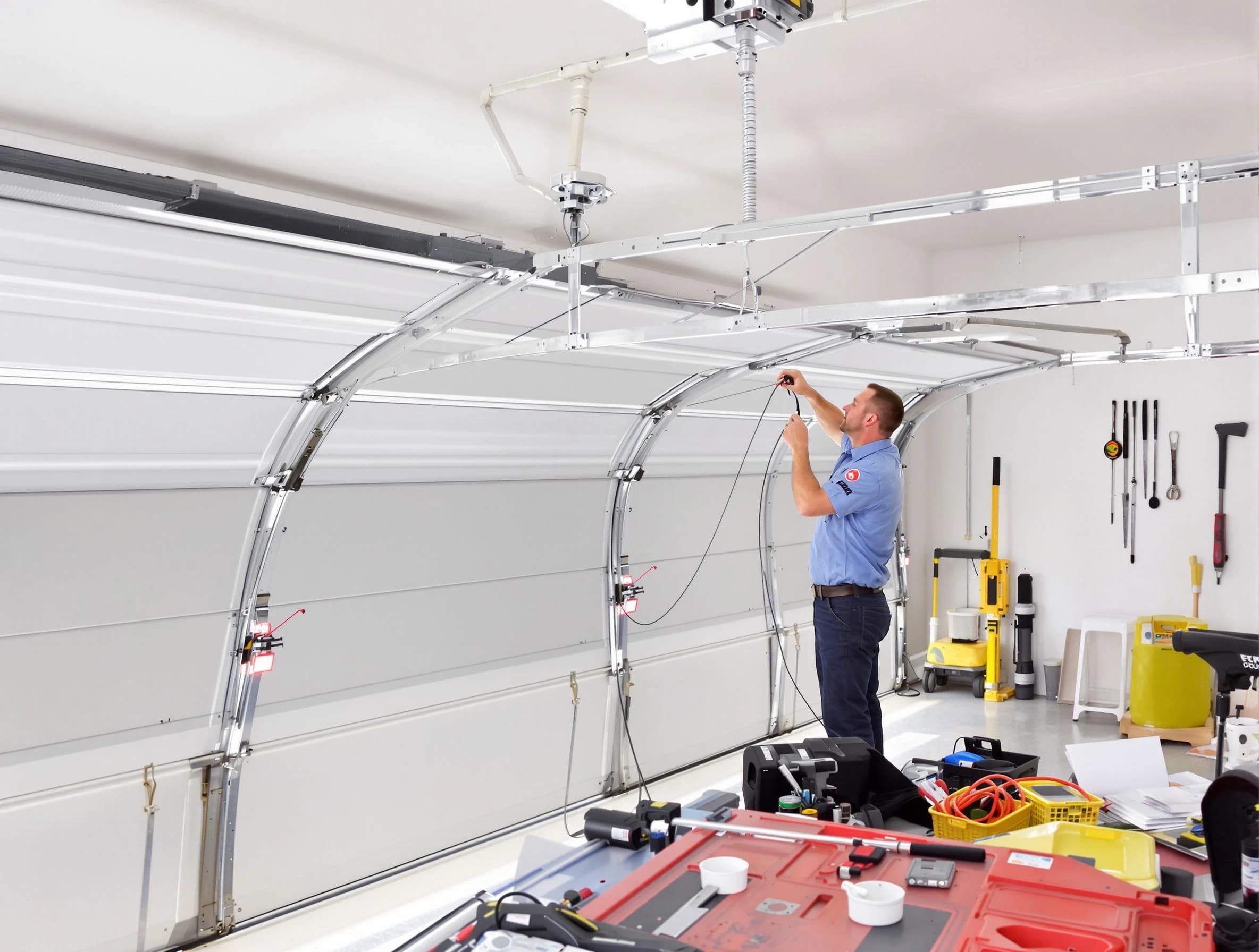 Garage door cable repair service by Tooele Garage Door Repair in Tooele