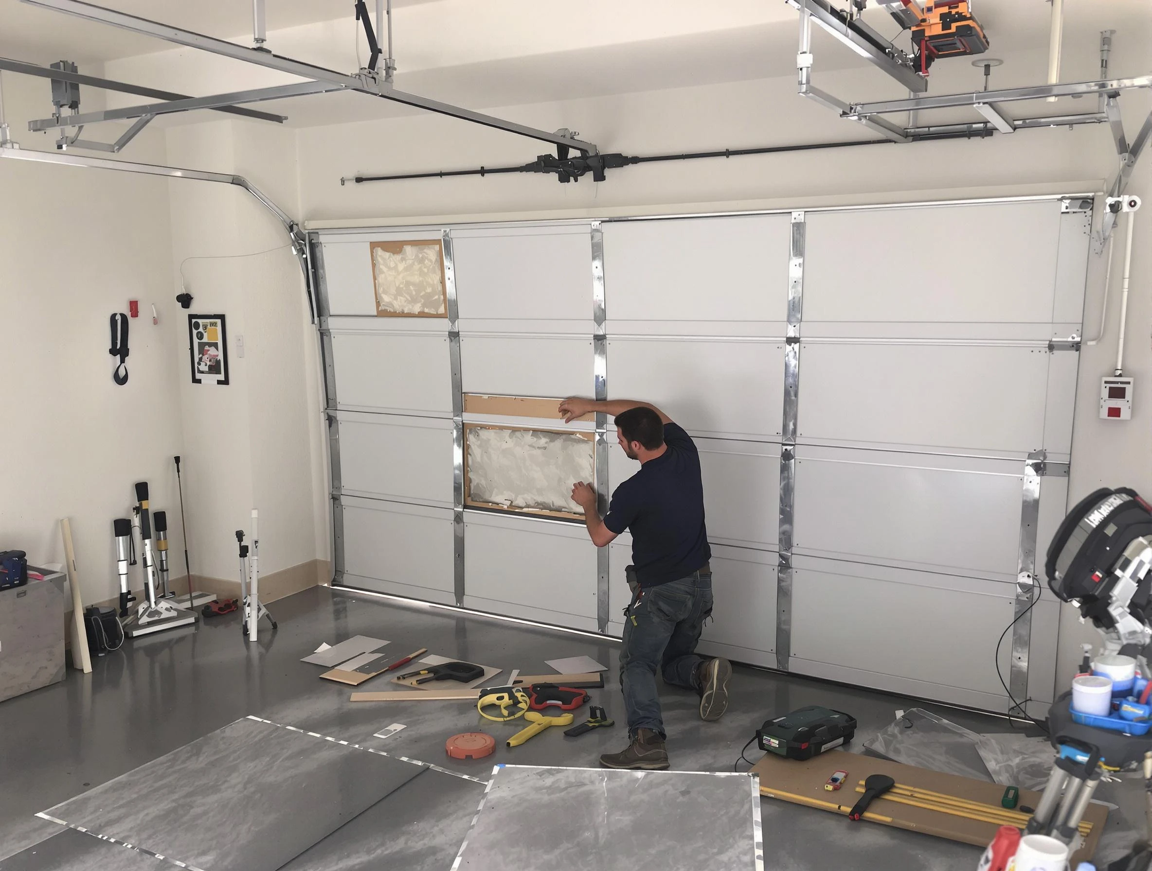 Garage Door Panel Repair in Tooele