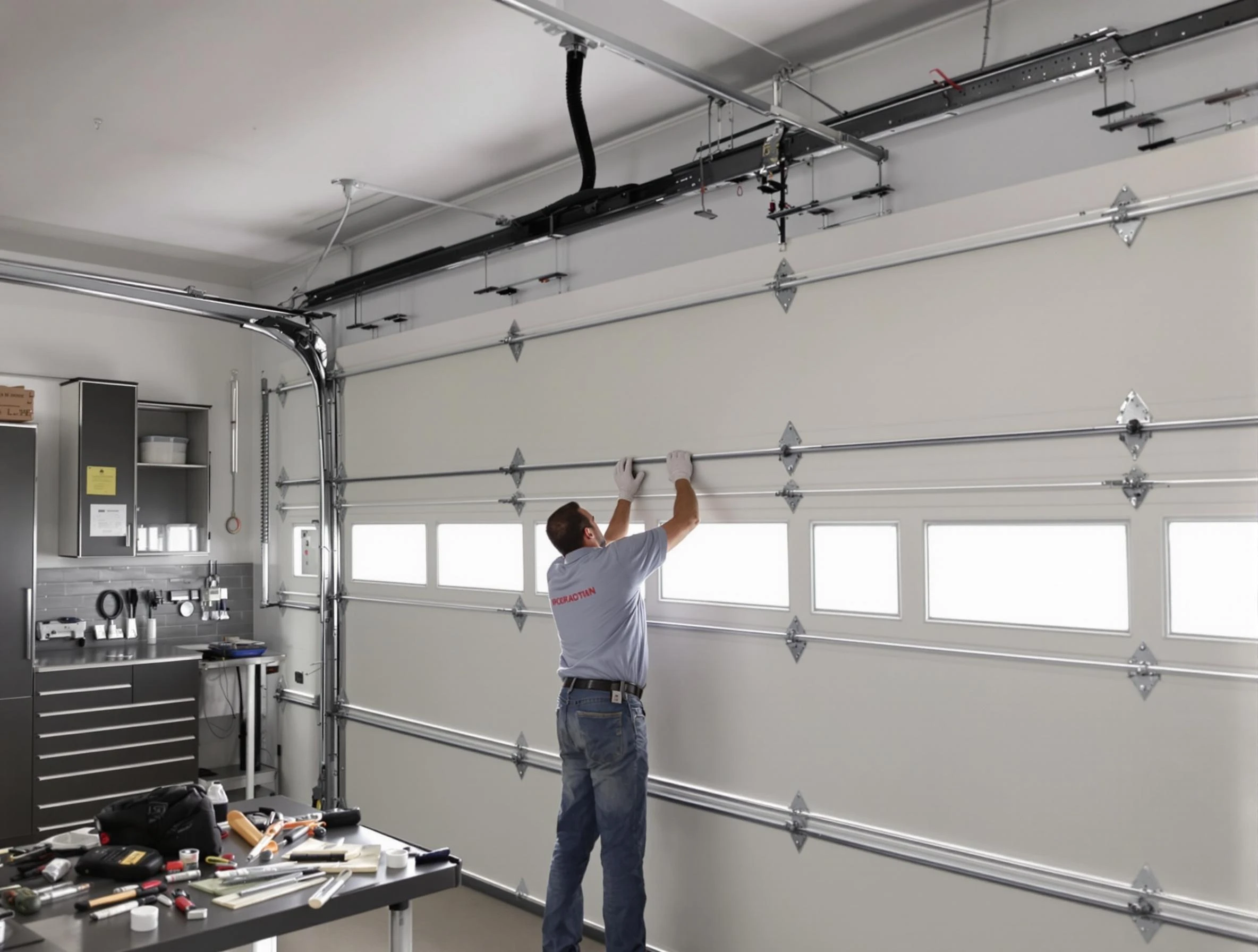 Garage Door Track Repair in Tooele