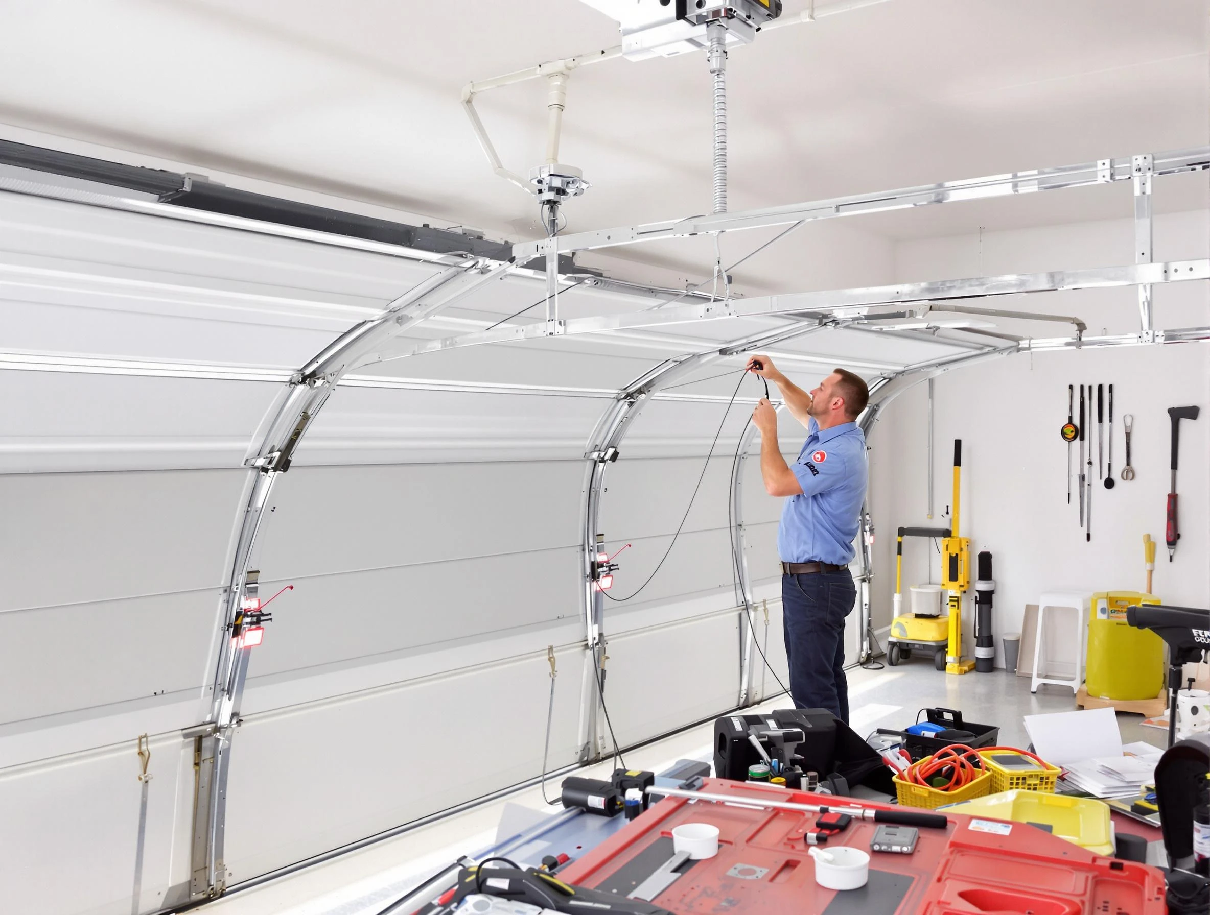 Garage door cable repair service by Tooele Garage Door Repair in Tooele